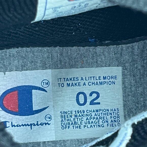 Champion Big Kids Rally Future Mid Casual Sneakers Black/Blue Boys Size 2 - Picture 8 of 15